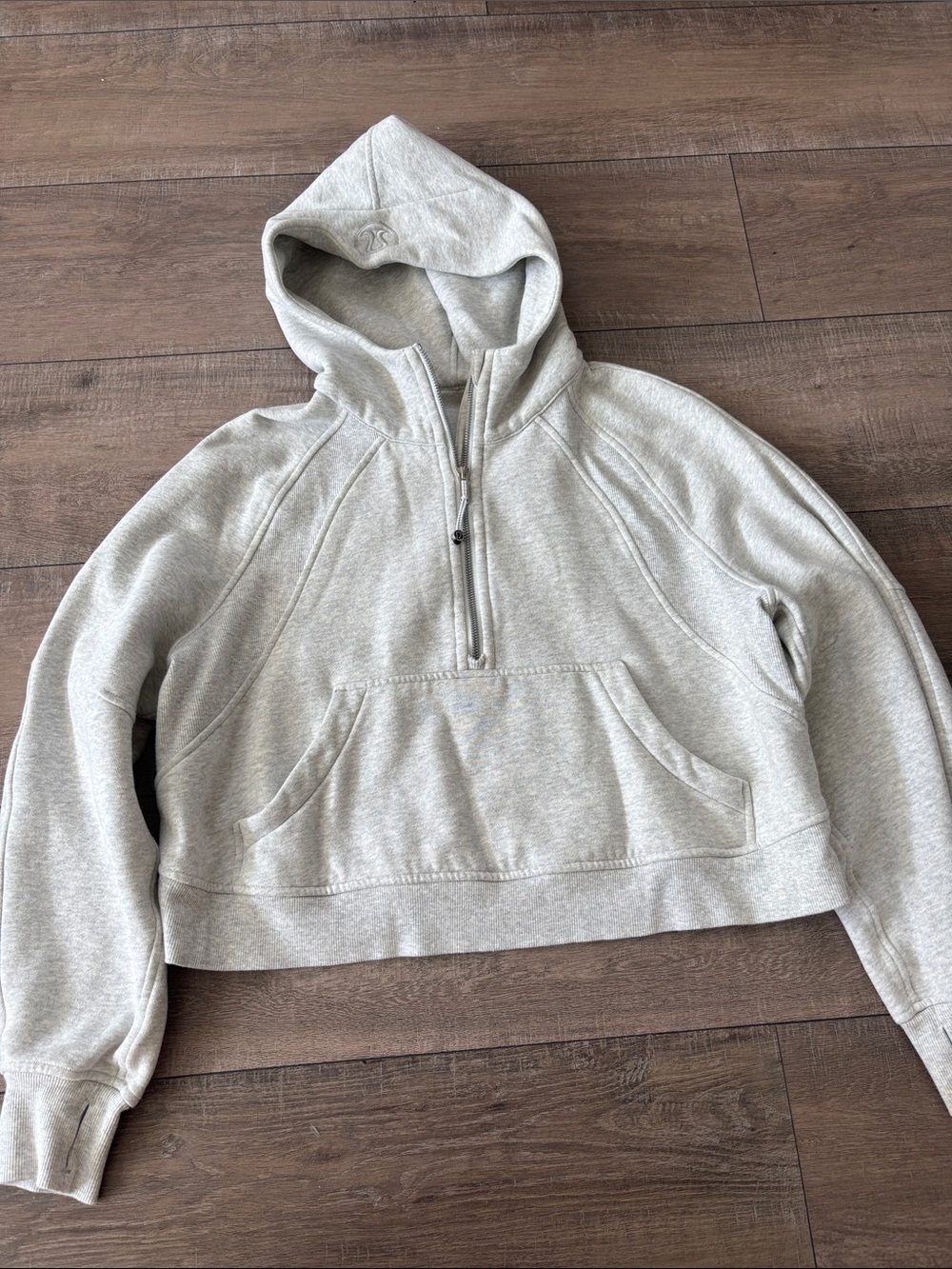 Lululemon Half-Zip Cropped Hoodie